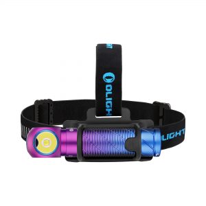 Nabíjateľná LED čelovka Olight Perun 2 Kit Purple gradient 2500 lm – limitovaná edícia