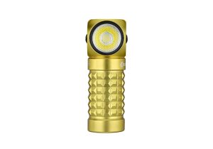Nabíjateľná LED čelovka Olight Perun mini KIT 1000 lm limitovaná edícia – žltá